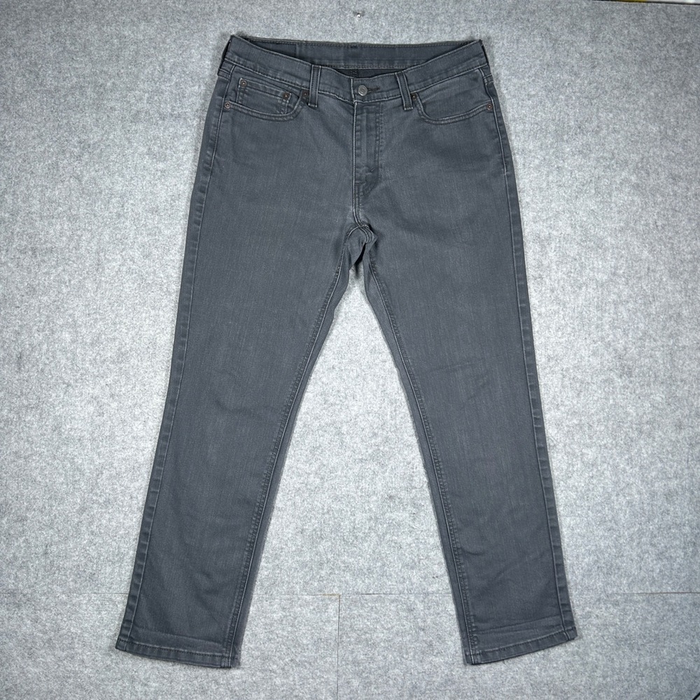 Levi's 541 Denim Jeans Mens 32x32(31x29) Grey straight taper red tab